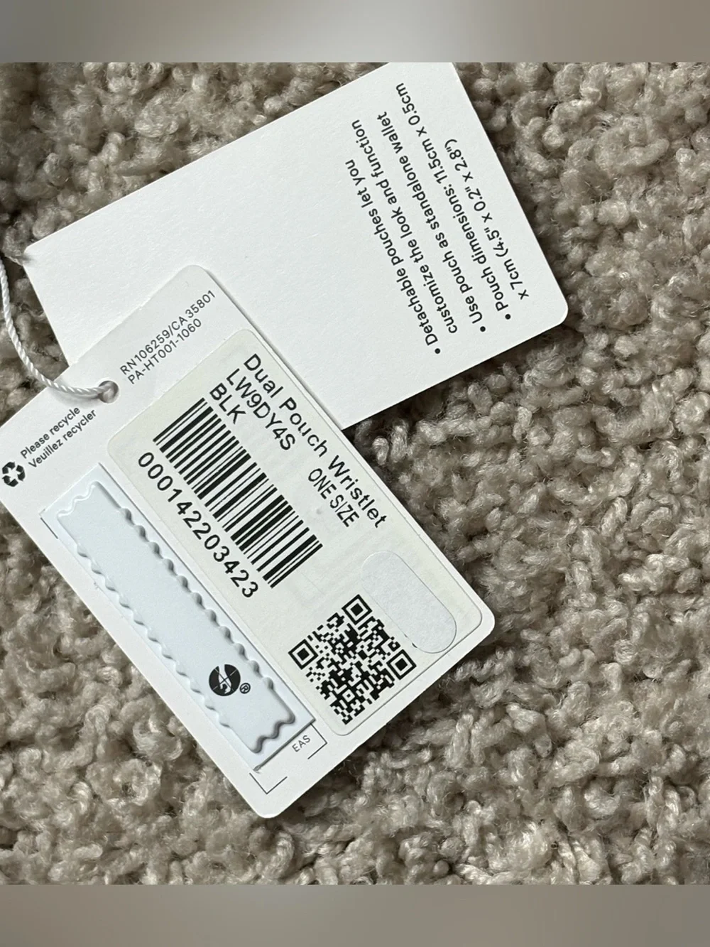 Lululemon Dual Pouch Wristlet